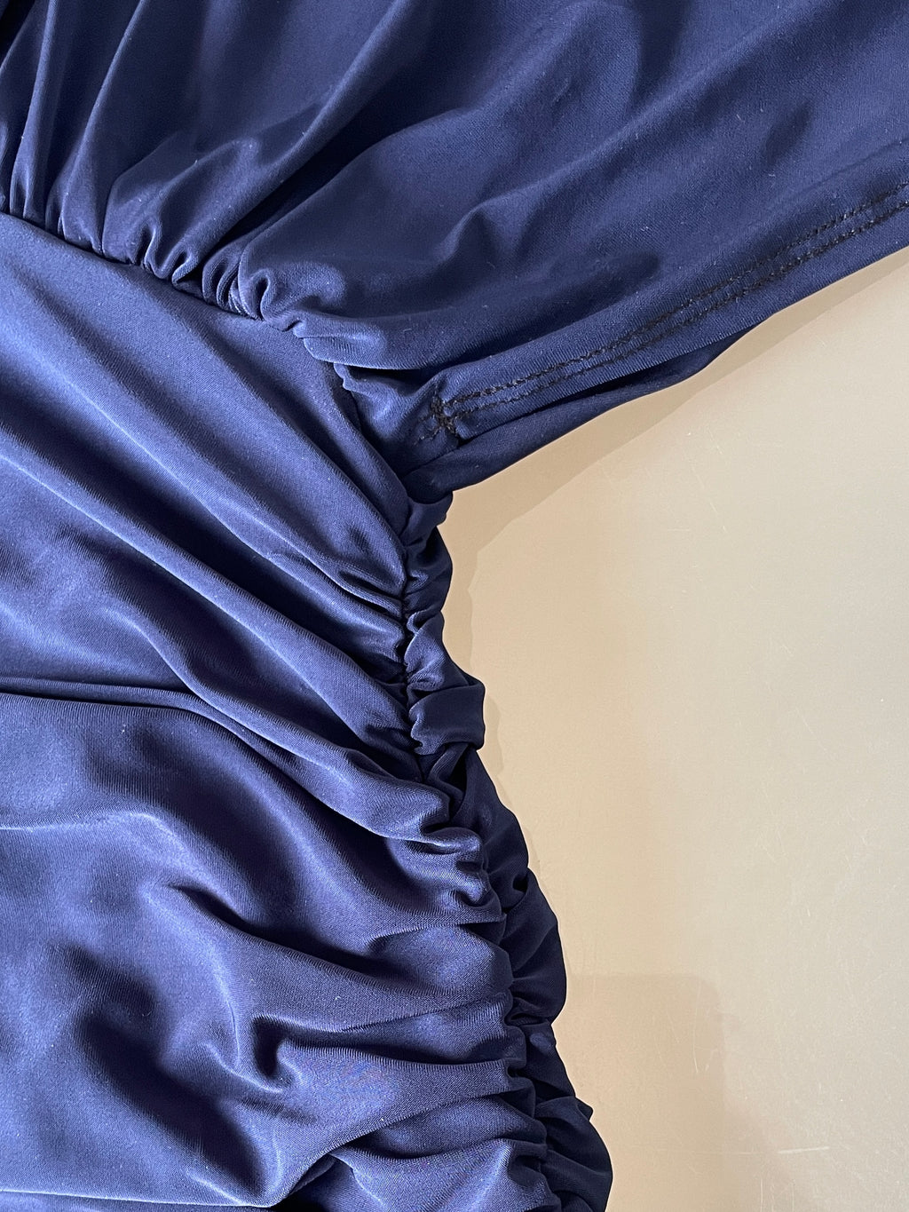 handmade slinky ruched batwing slouch multiwear top