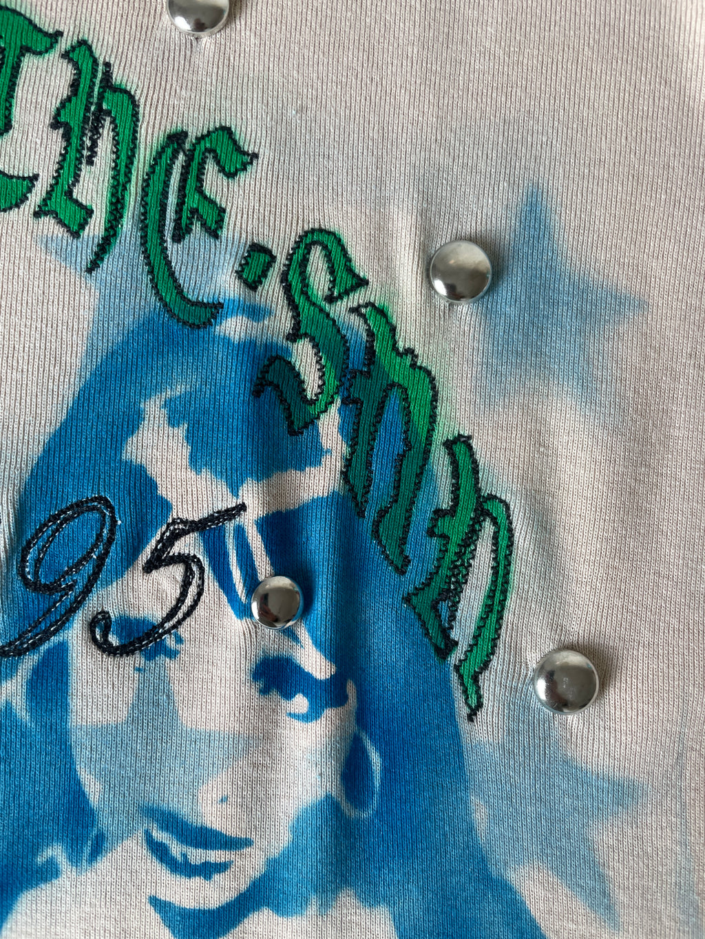 handmade airbrush graphic print baby tee