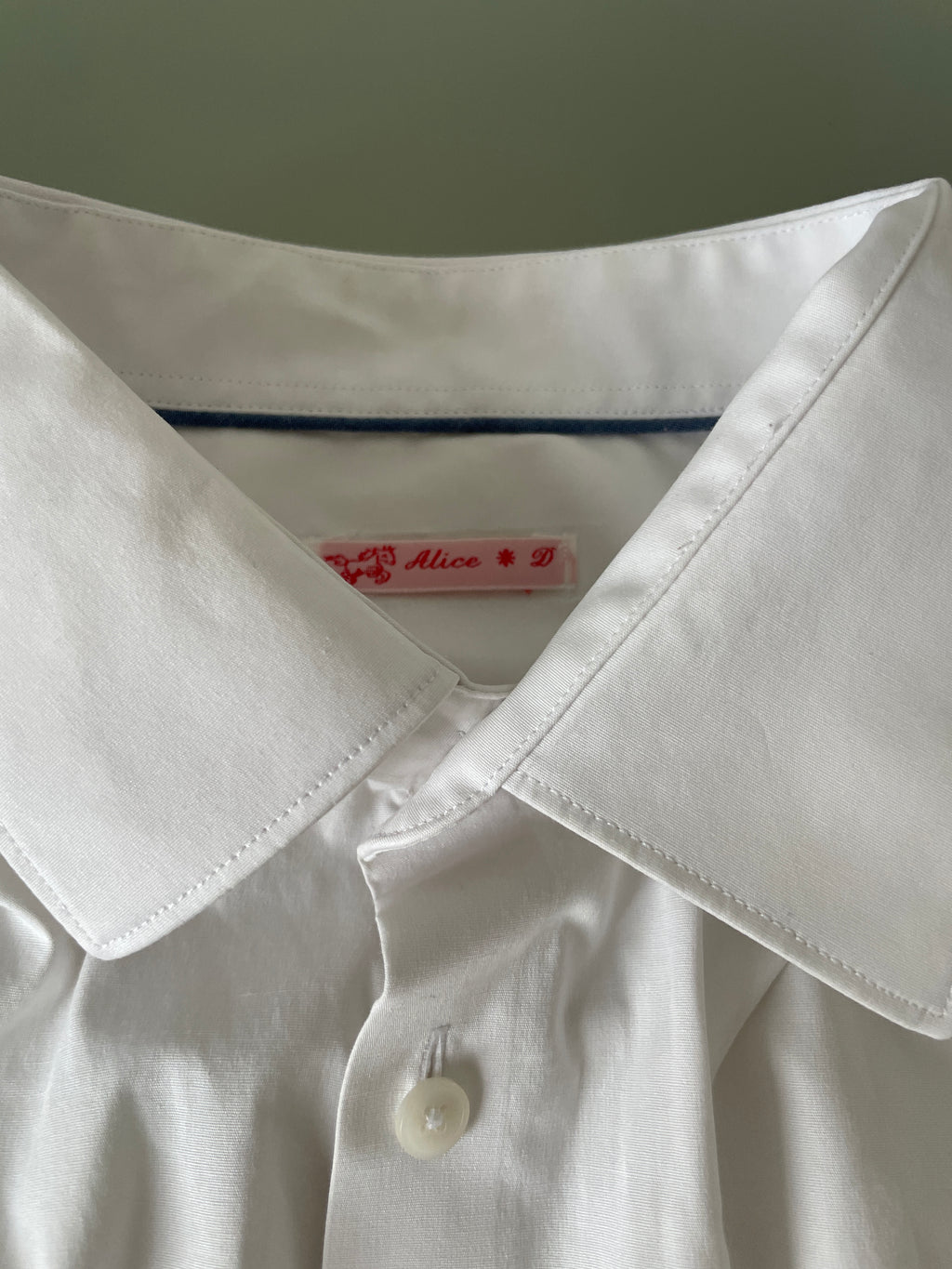 reworked white office pleated long sleeve shirt