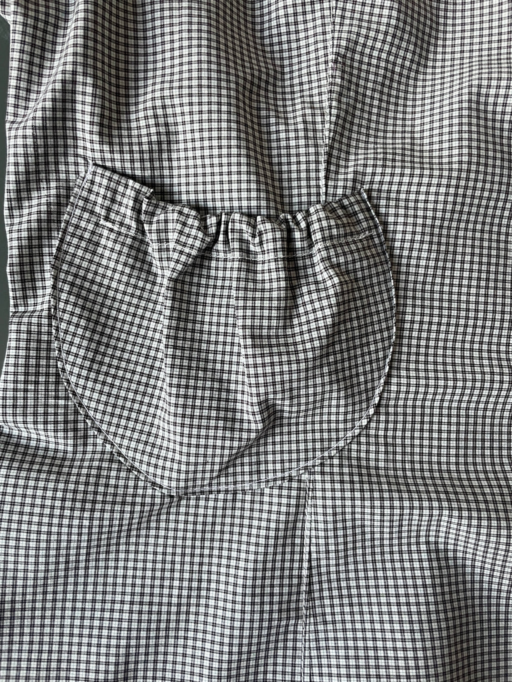handmade matching set swishy asymmetrical skirt and shirt