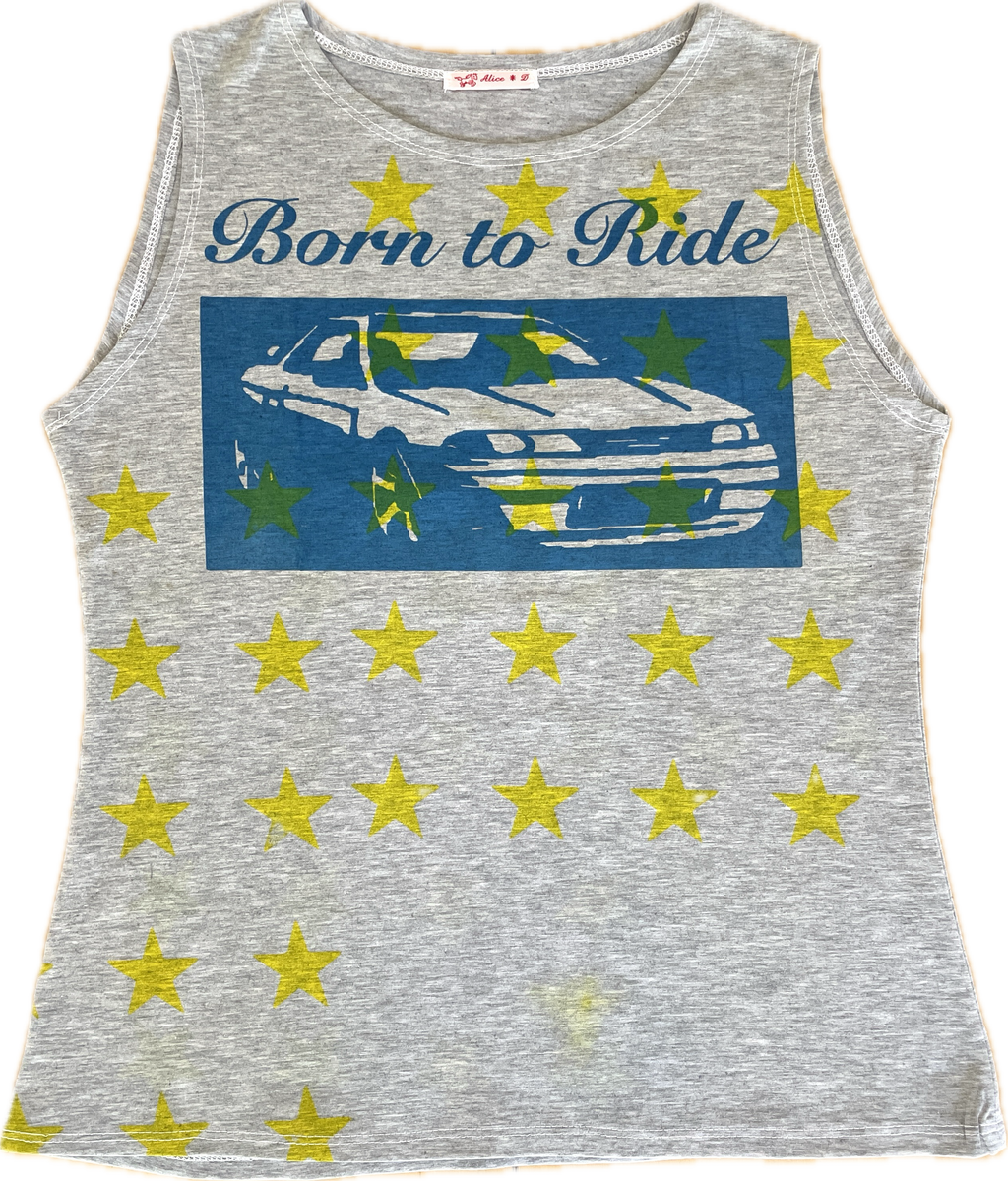 handmade airbrush printed car tank