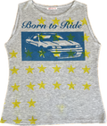 handmade airbrush printed car tank