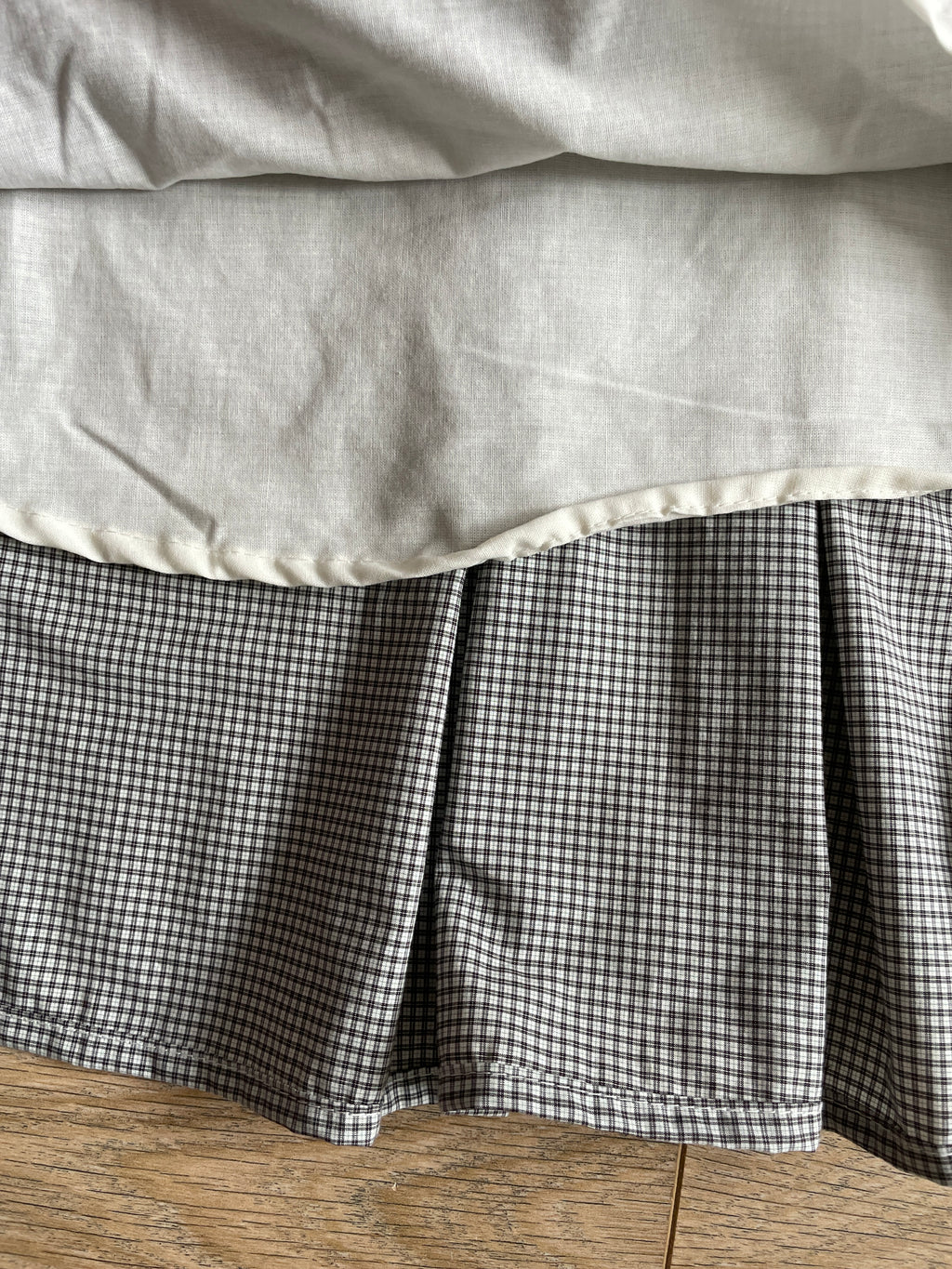 handmade matching set swishy asymmetrical skirt and shirt