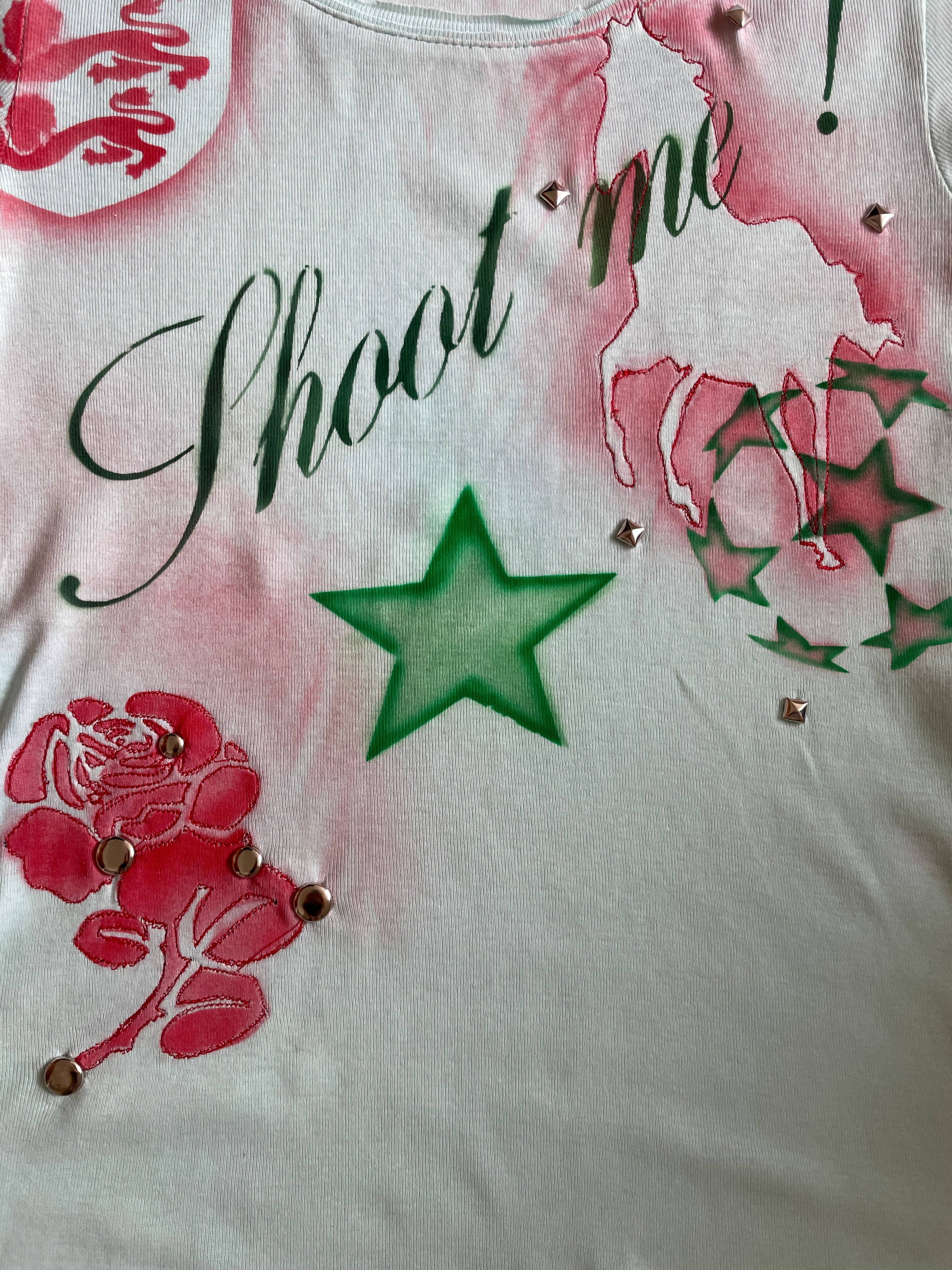 airbrush football baby tee #1