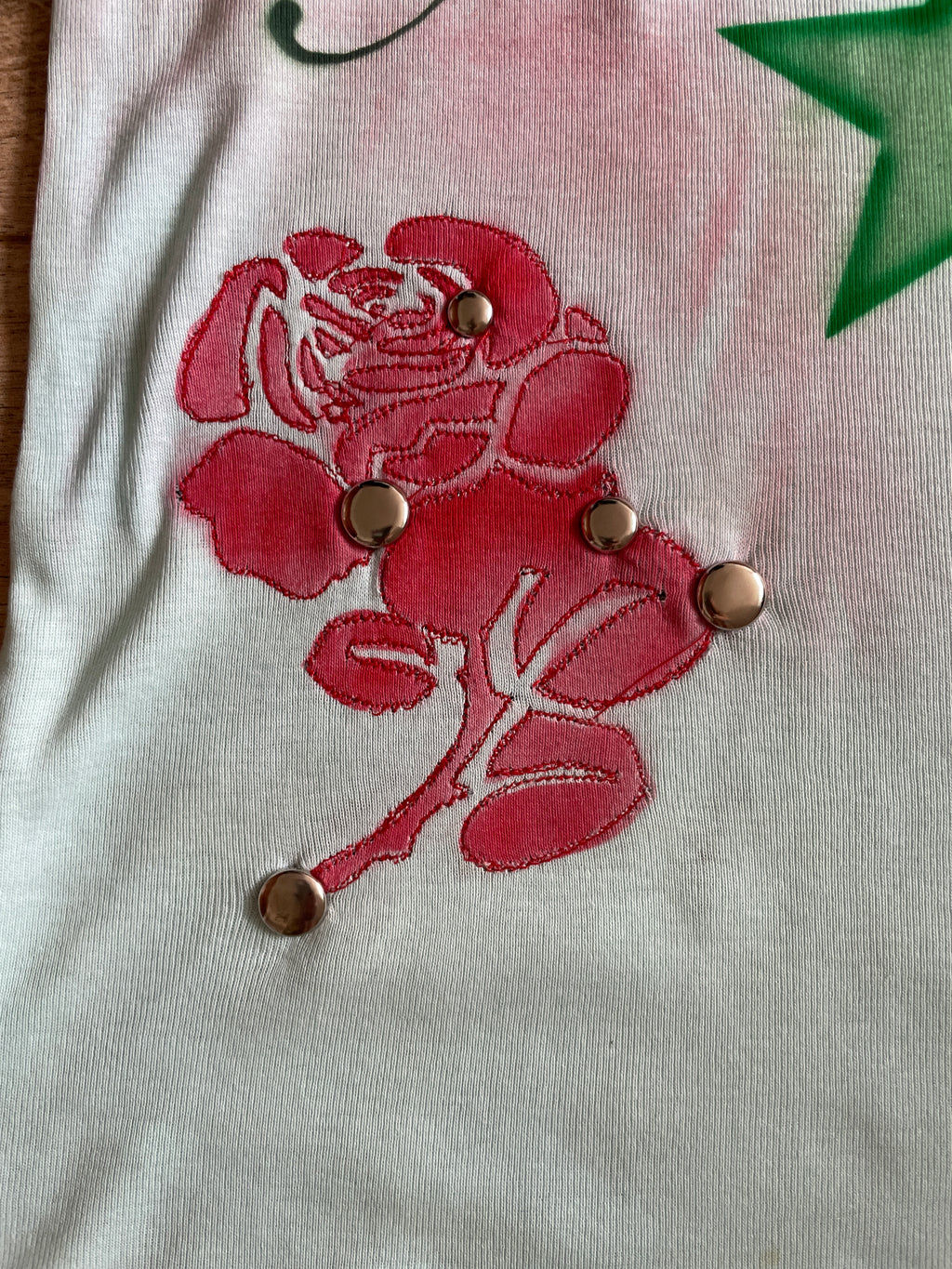 airbrush football baby tee #1