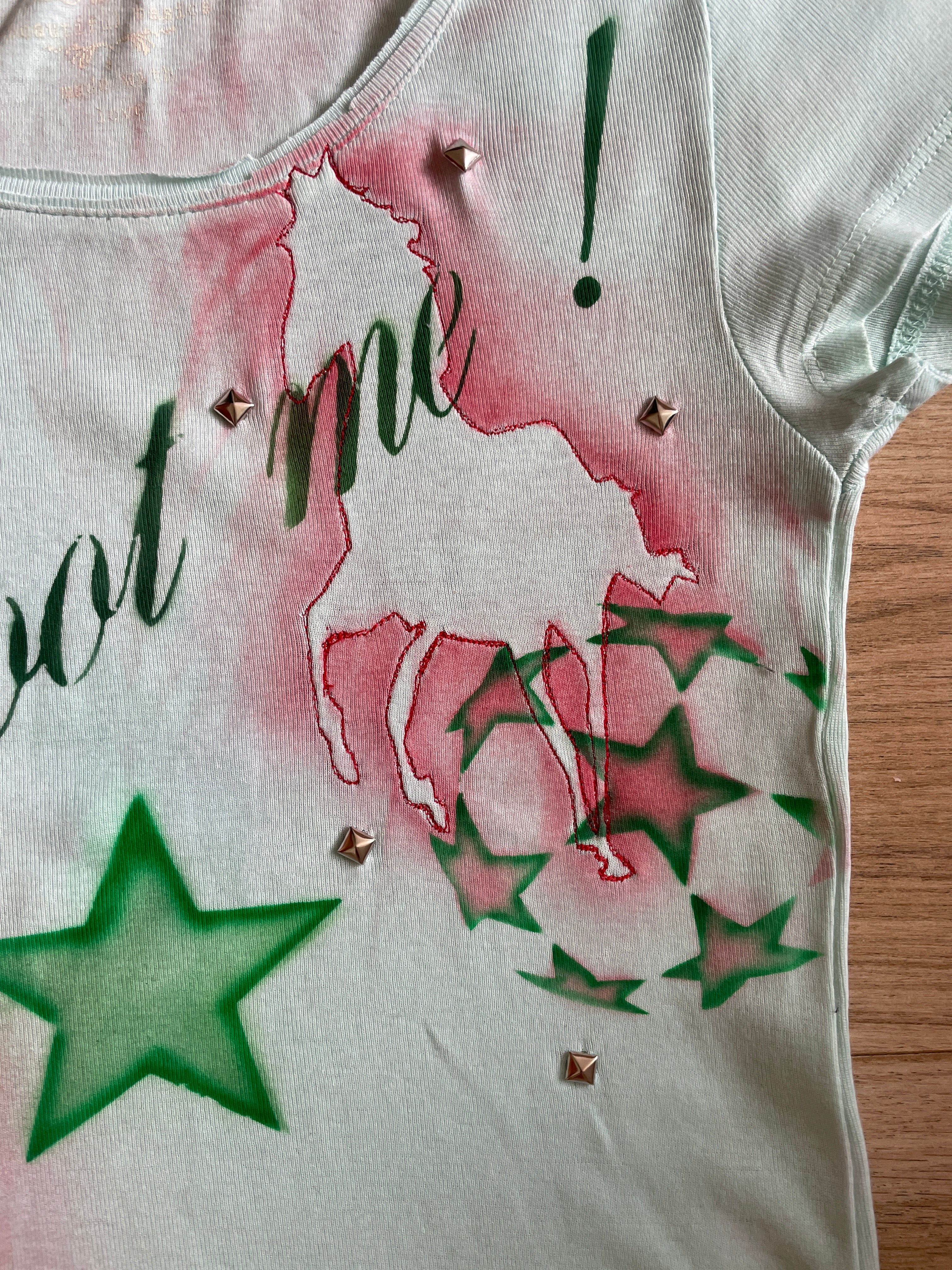 airbrush football baby tee #1