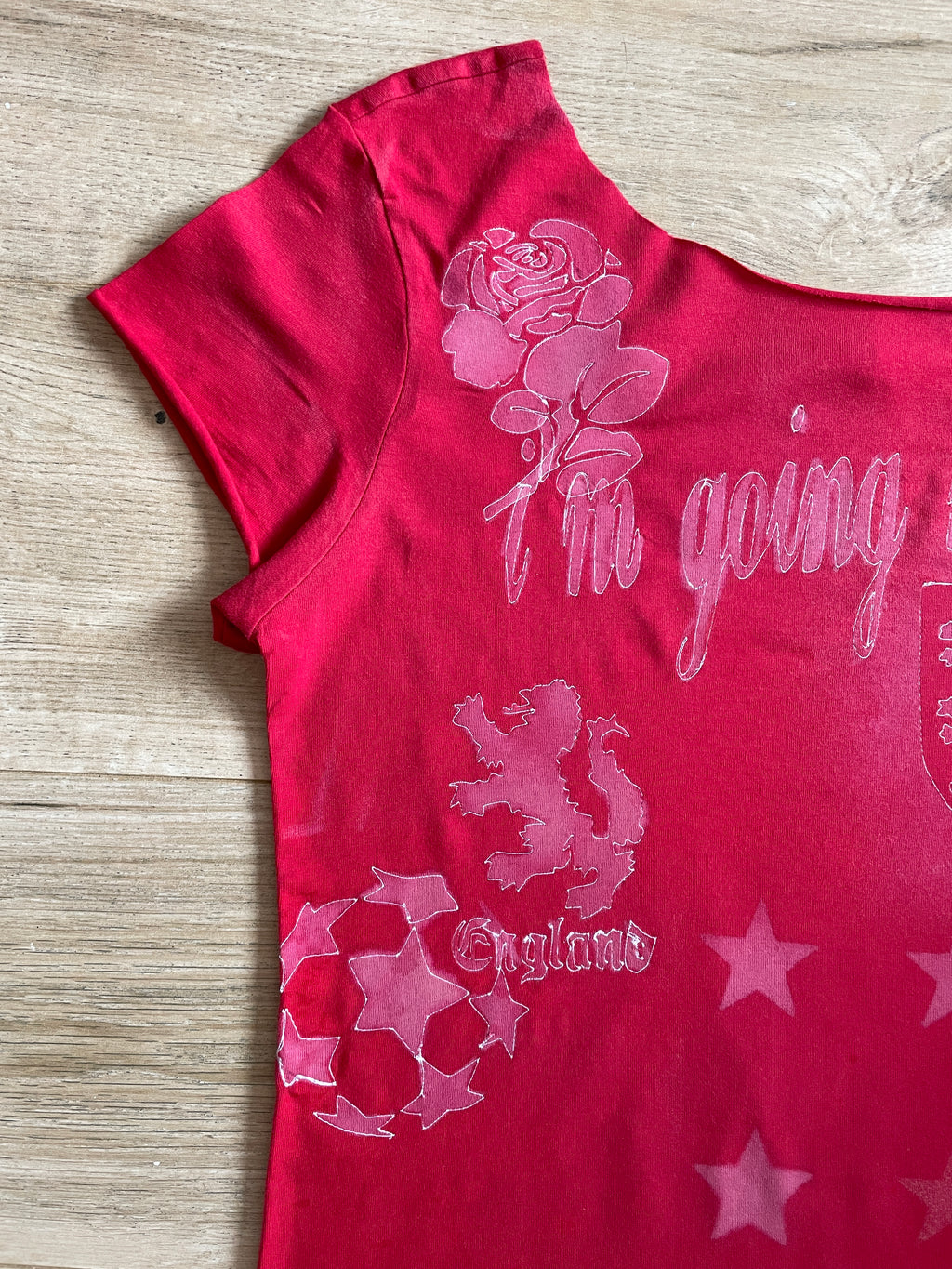 airbrush football baby tee #