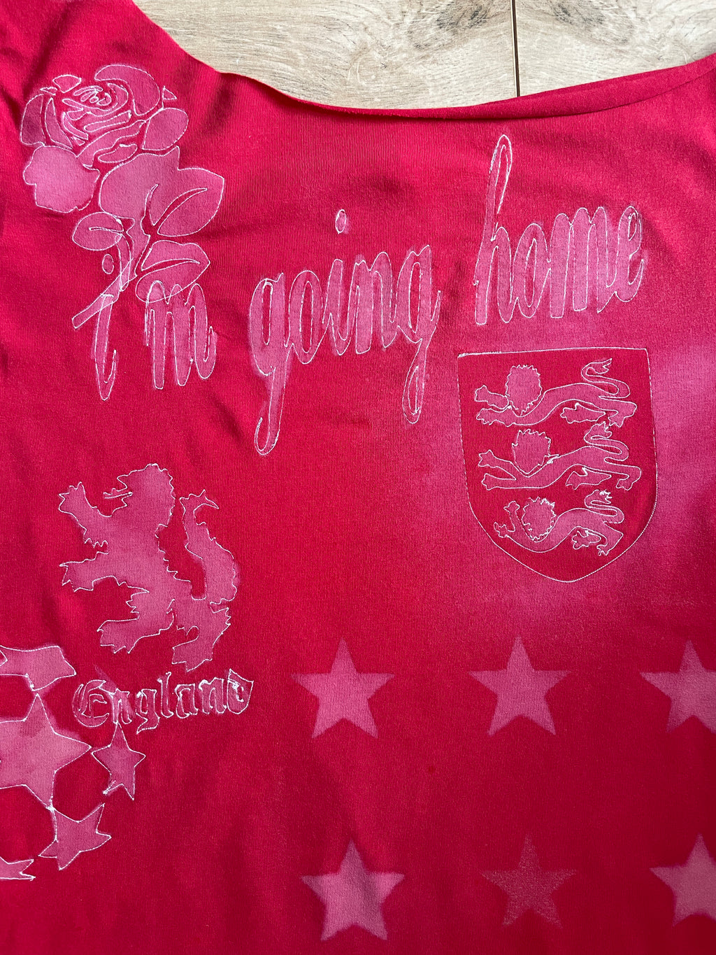airbrush football baby tee #