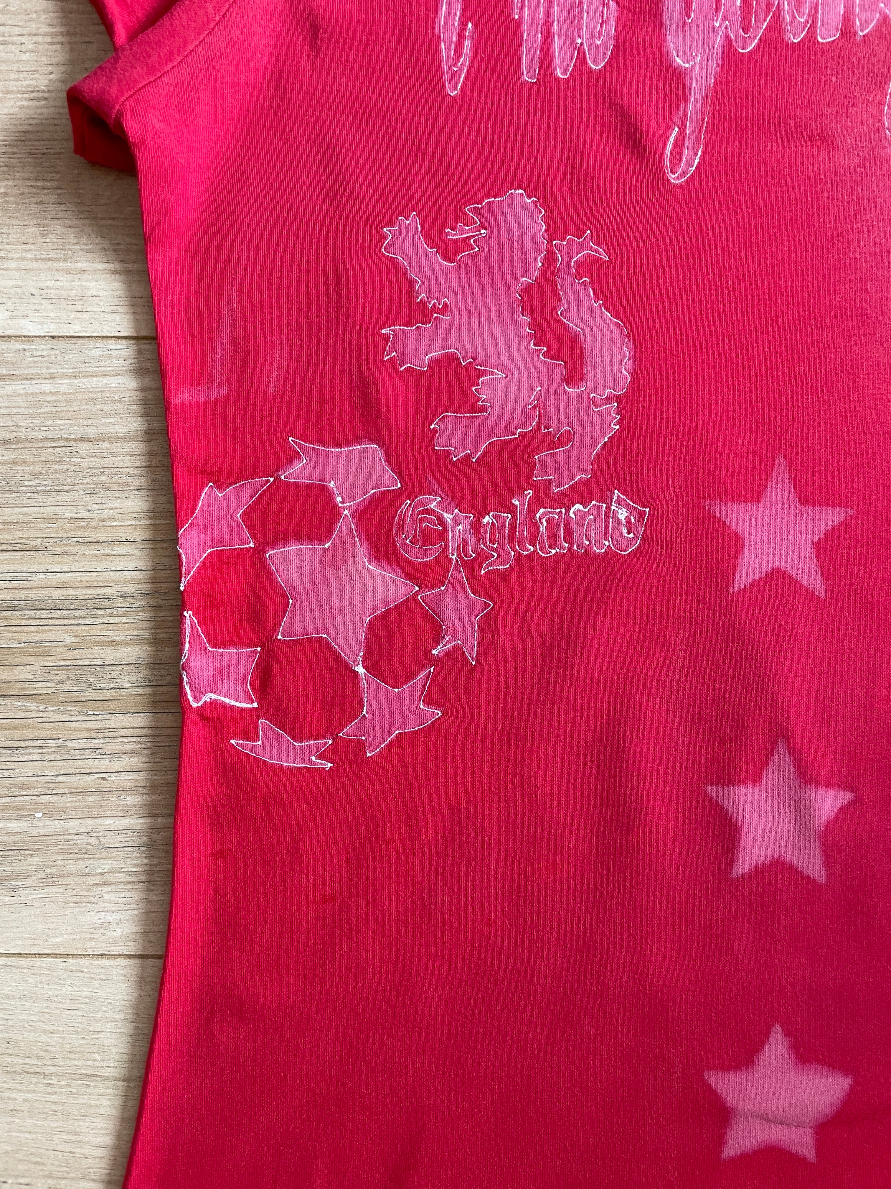 airbrush football baby tee #