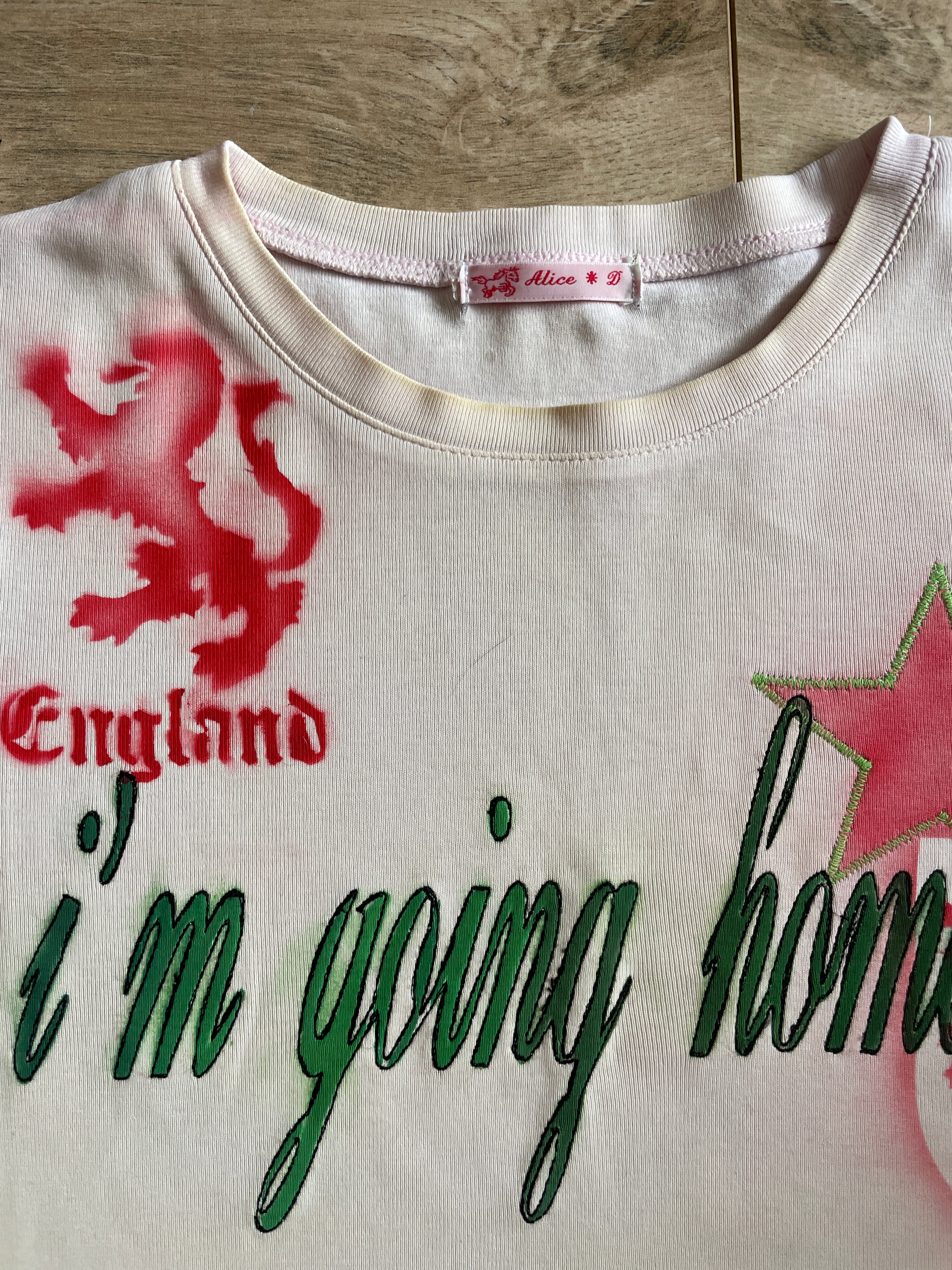airbrush football baby tee #3