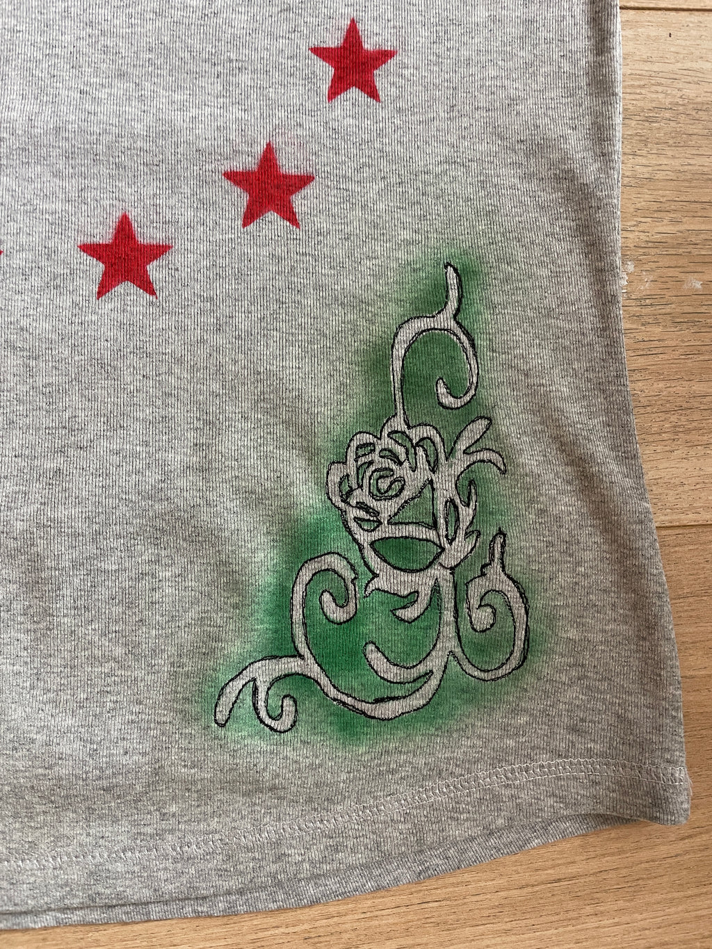 airbrush football baby tee #4