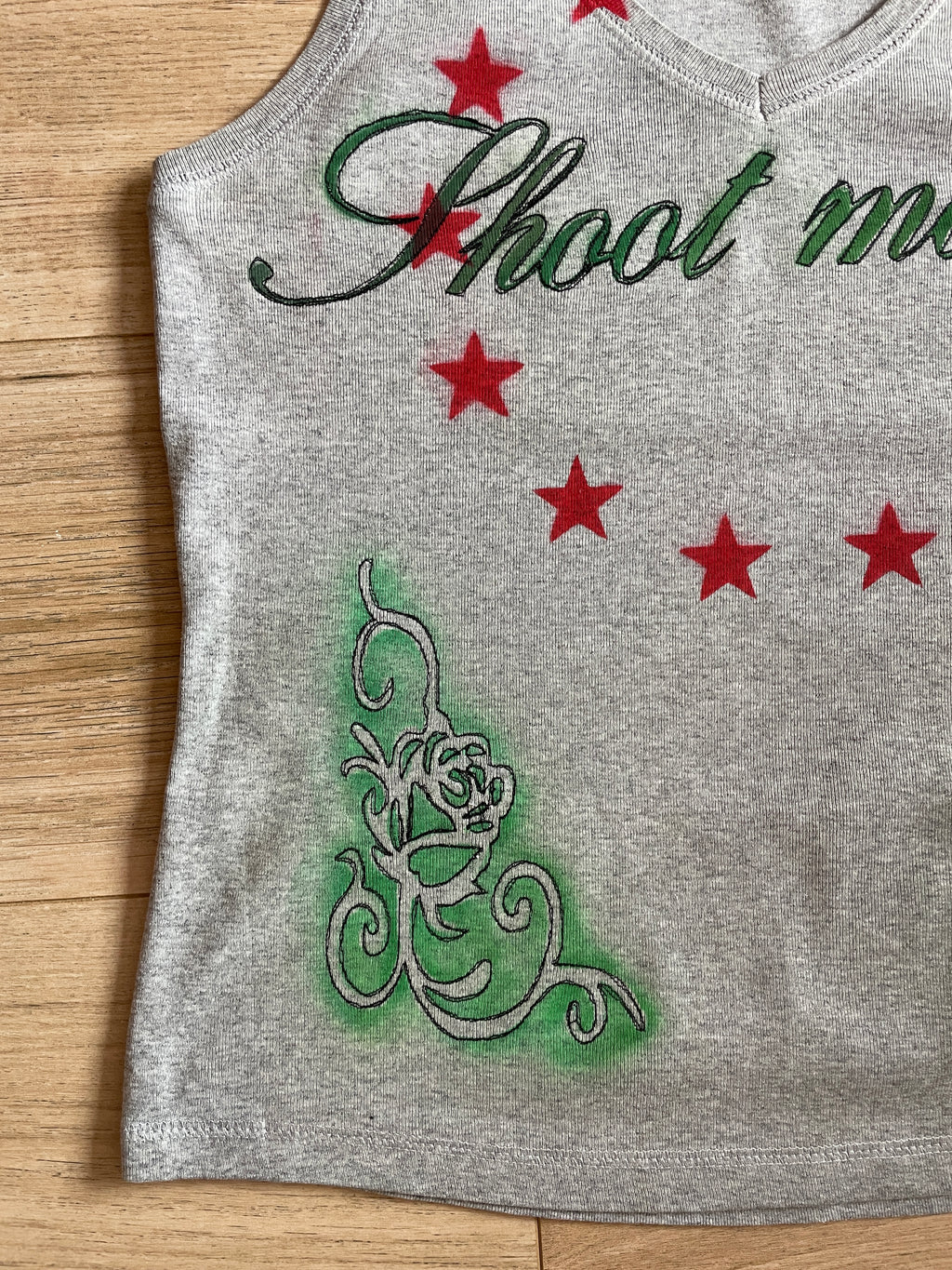 airbrush football baby tee #4