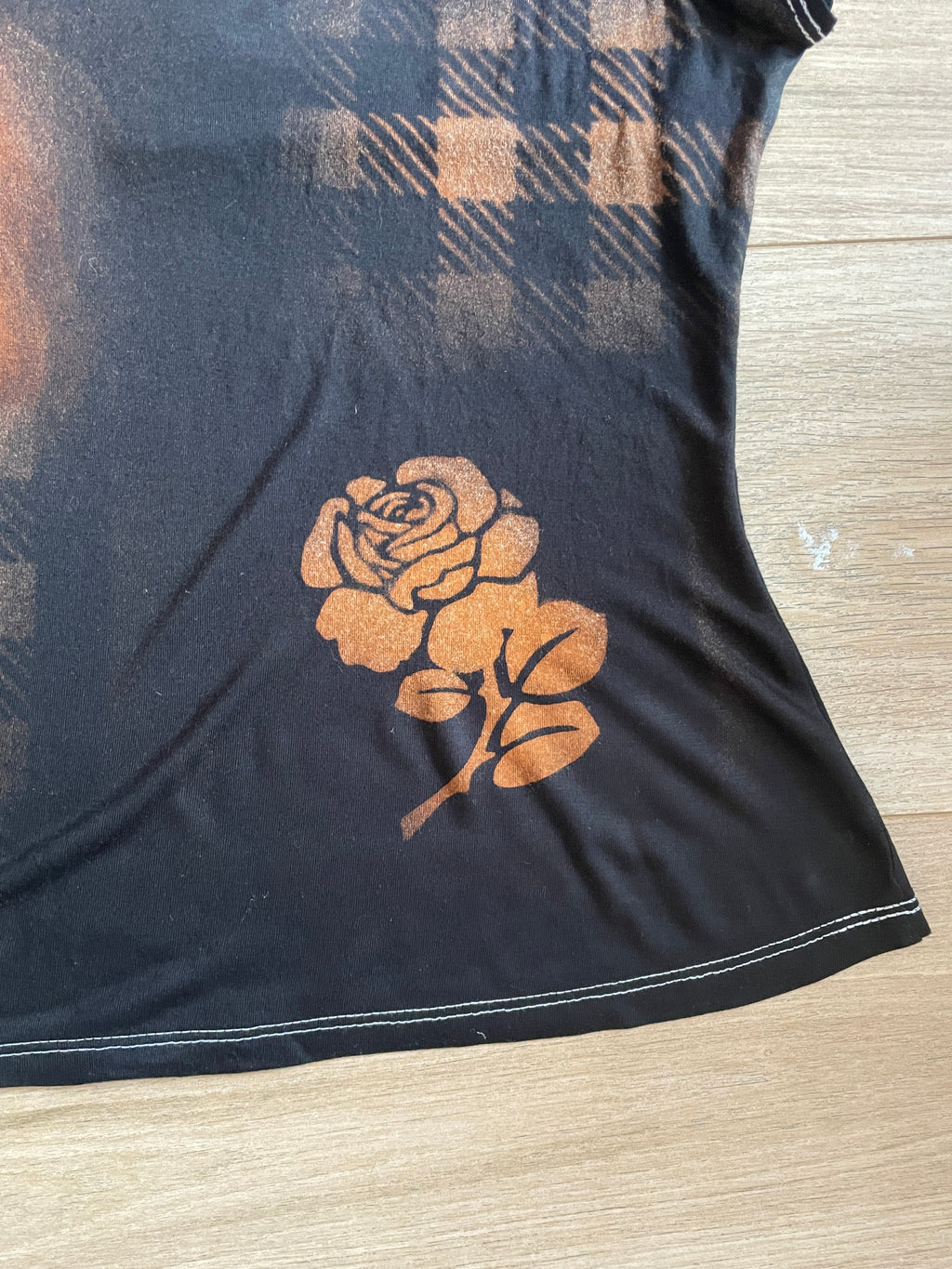 airbrush football baby tee #6
