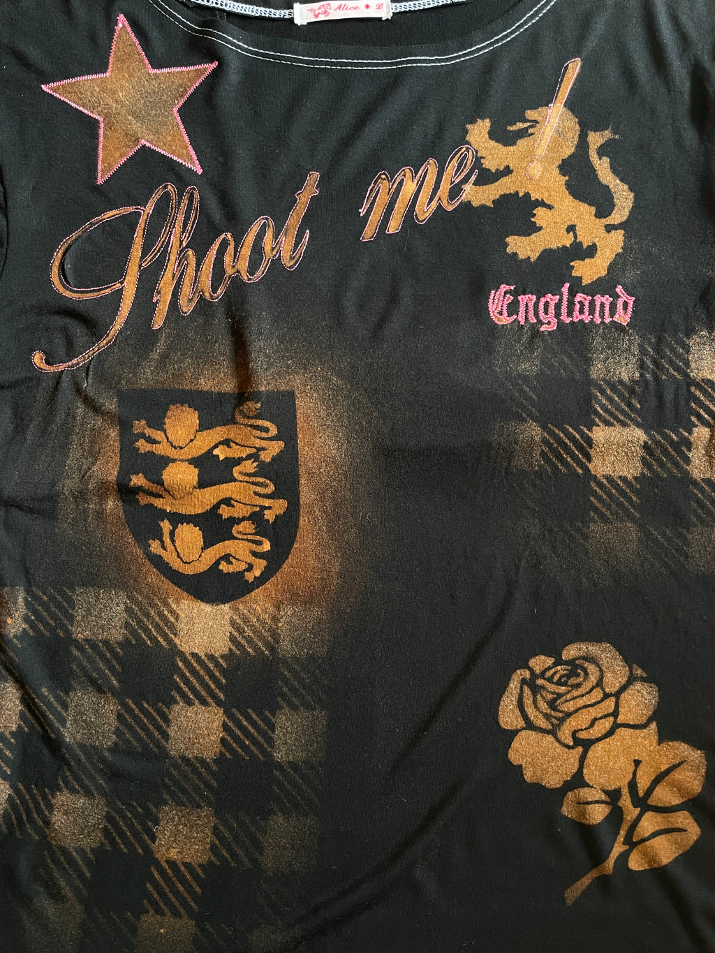 airbrush football baby tee #6