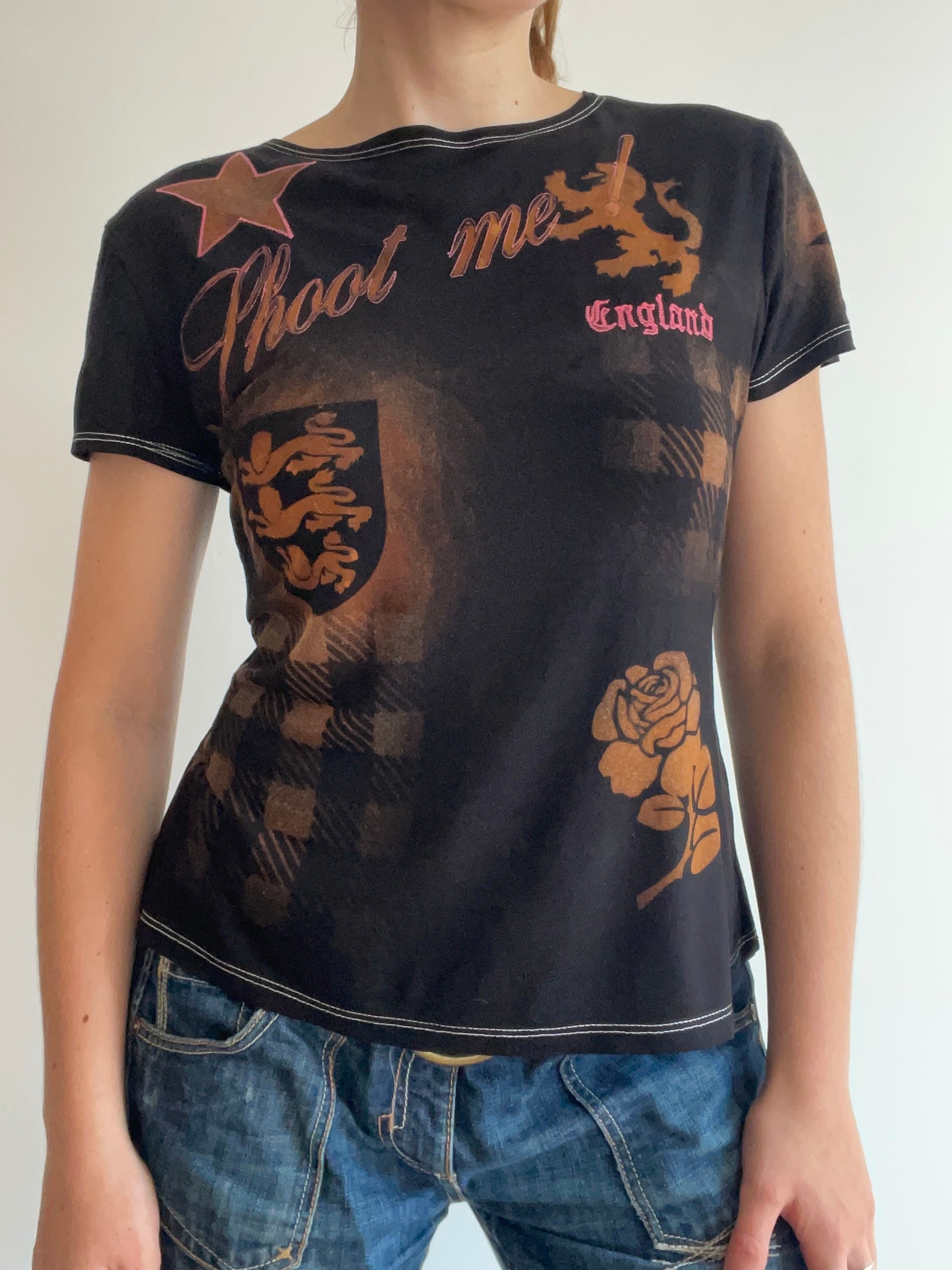 airbrush football baby tee #6