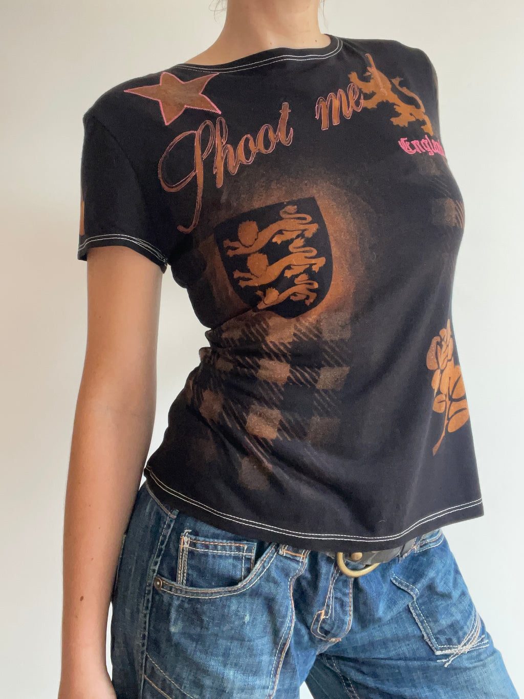 airbrush football baby tee #6