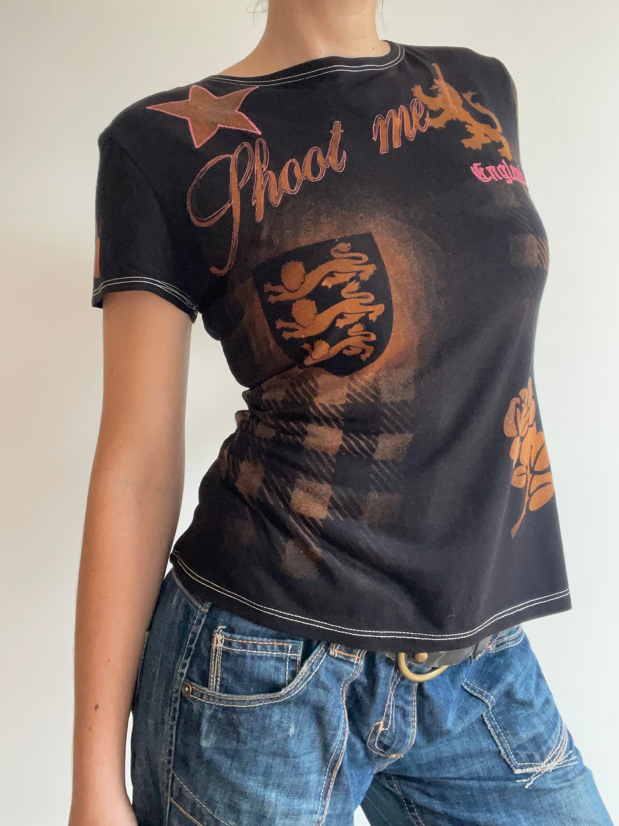 airbrush football baby tee #6