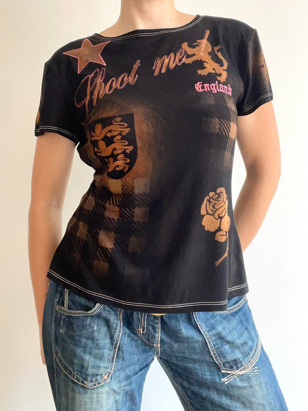 airbrush football baby tee #6