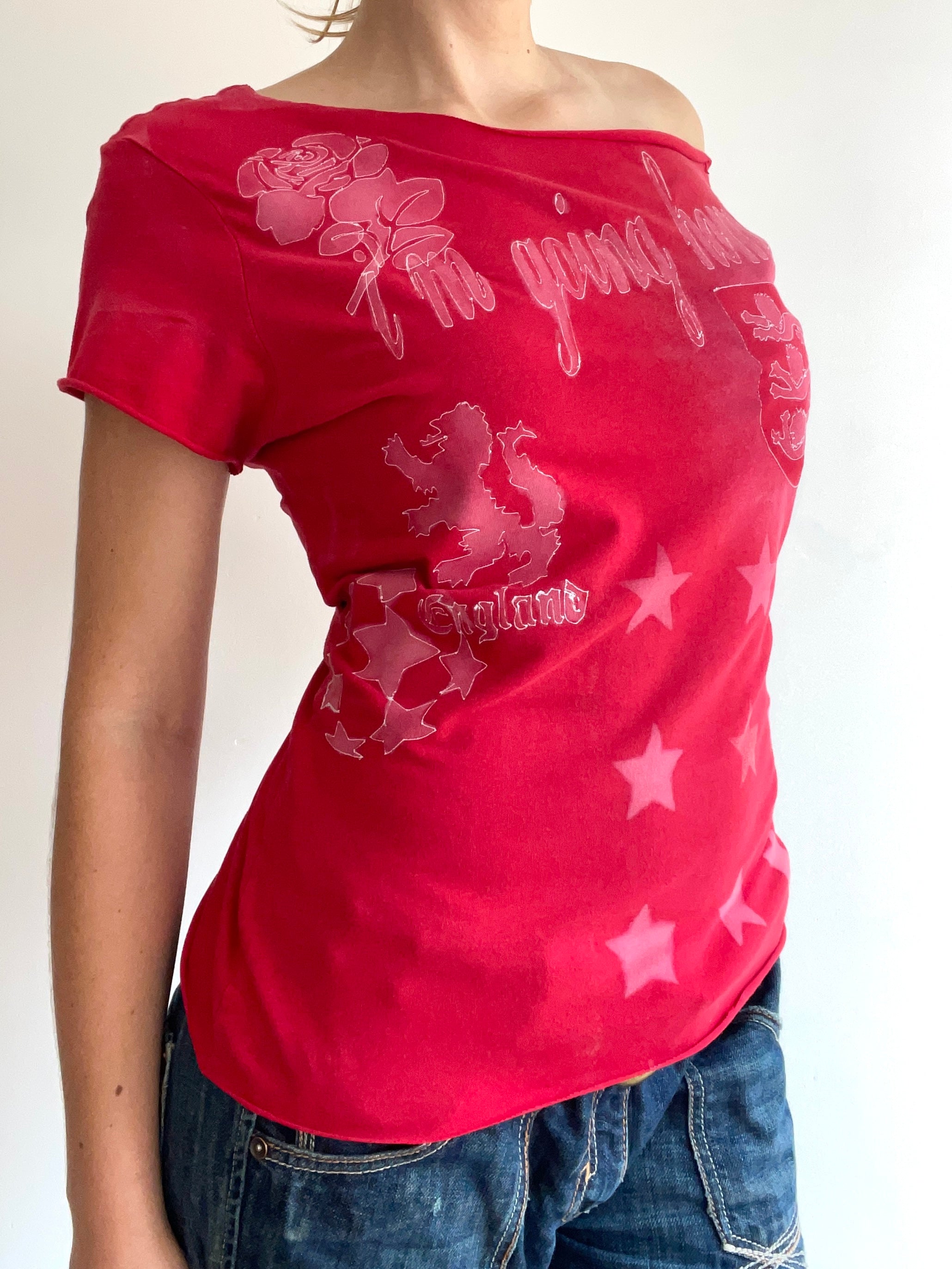 airbrush football baby tee #