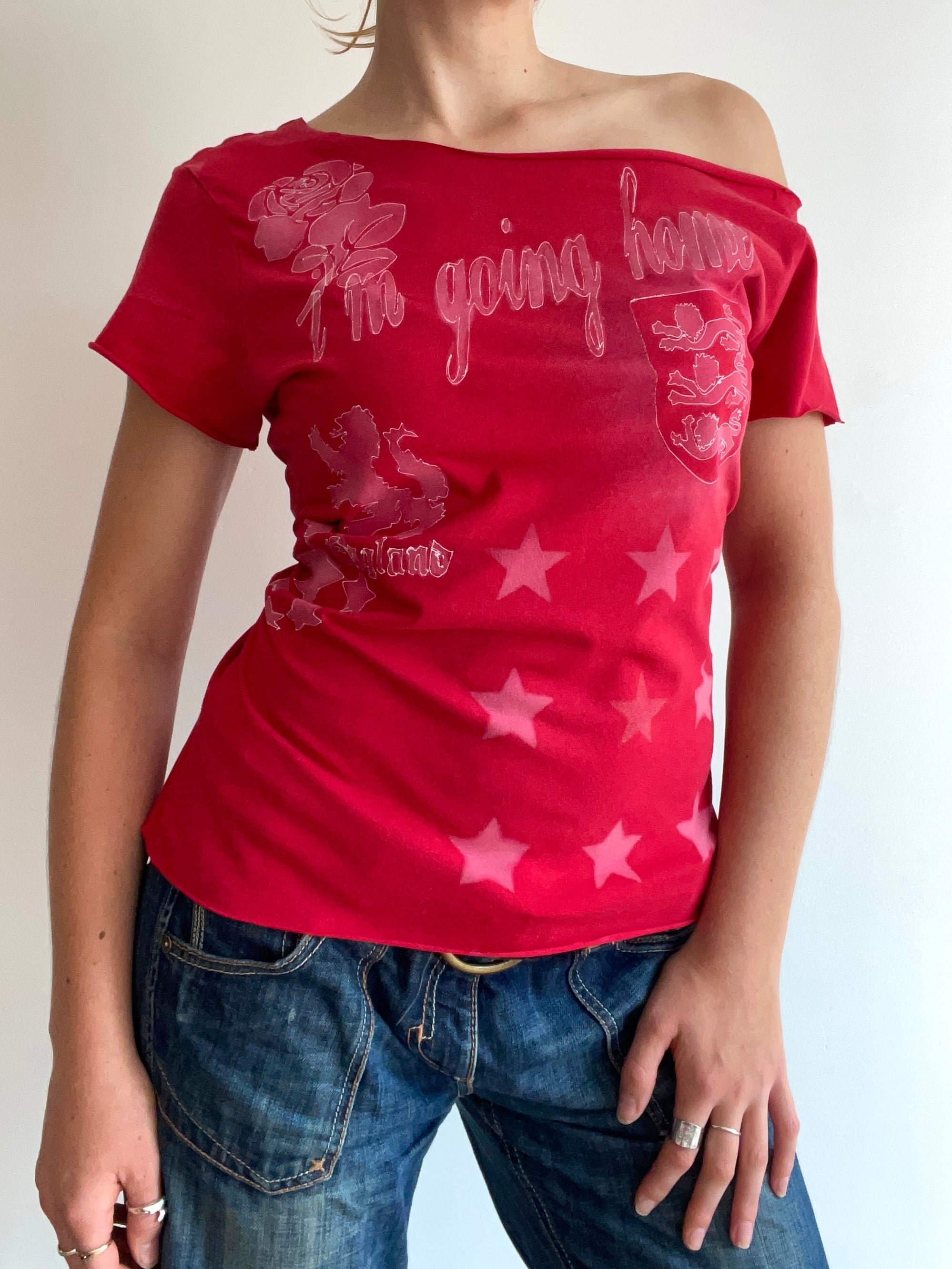 airbrush football baby tee #