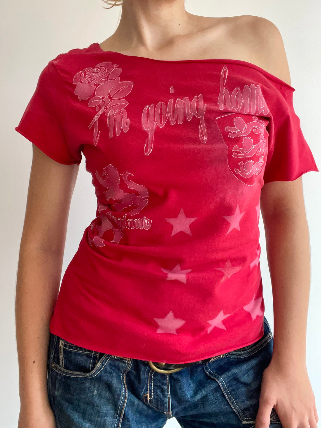 airbrush football baby tee #