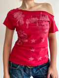 airbrush football baby tee #