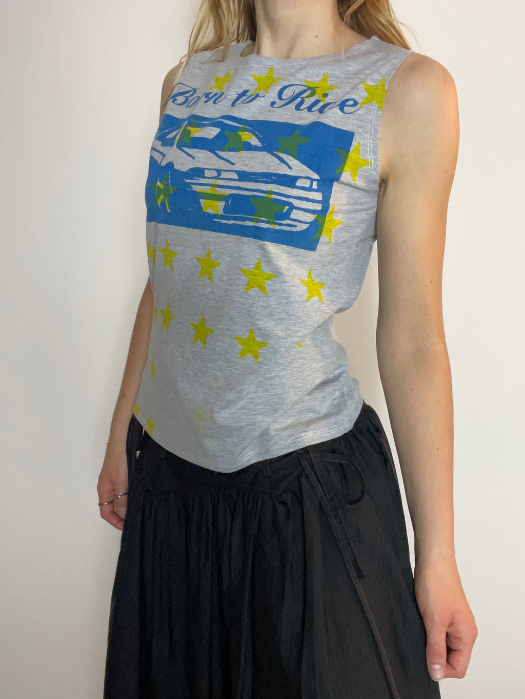 handmade airbrush printed car tank