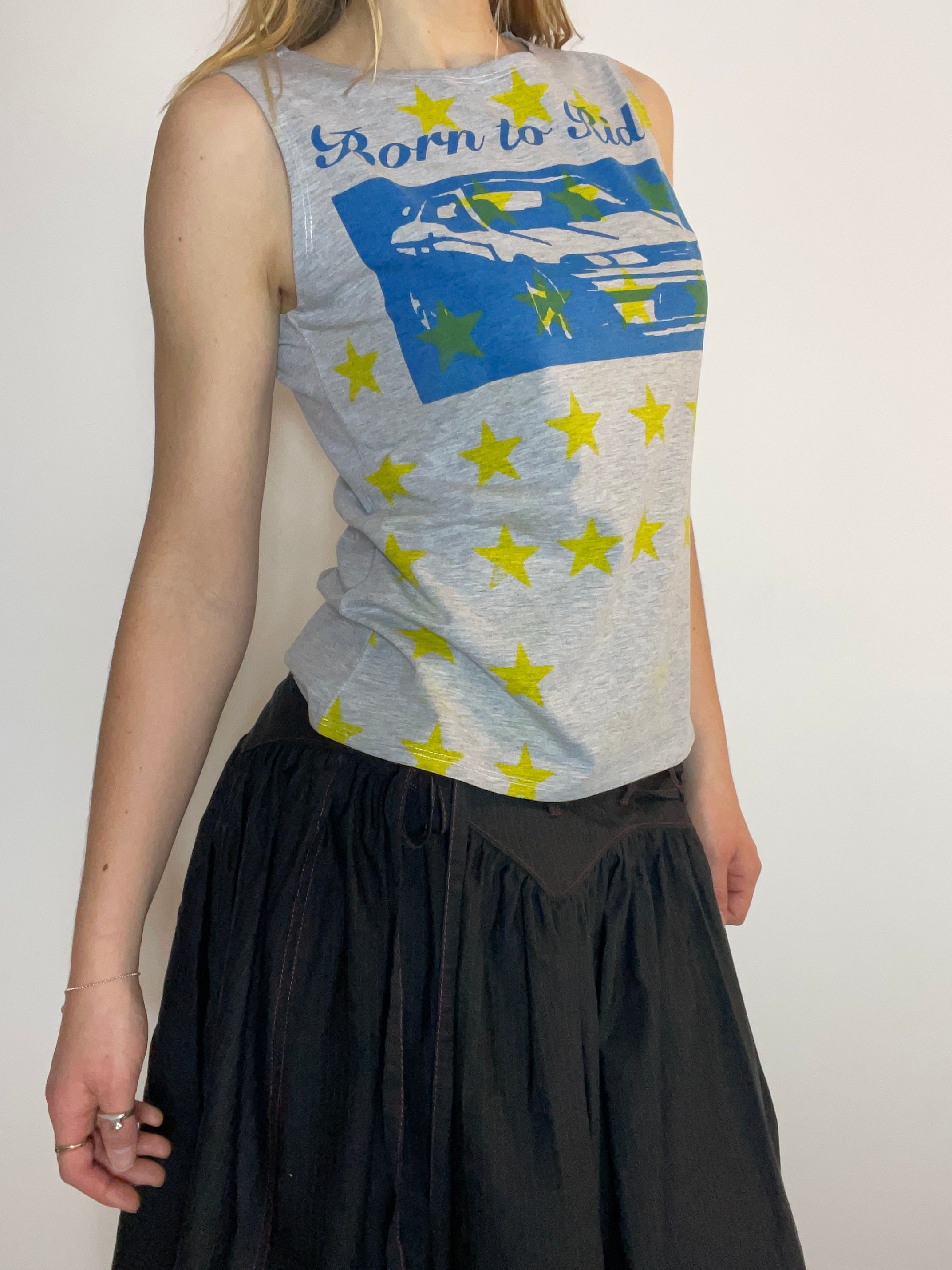 handmade airbrush printed car tank
