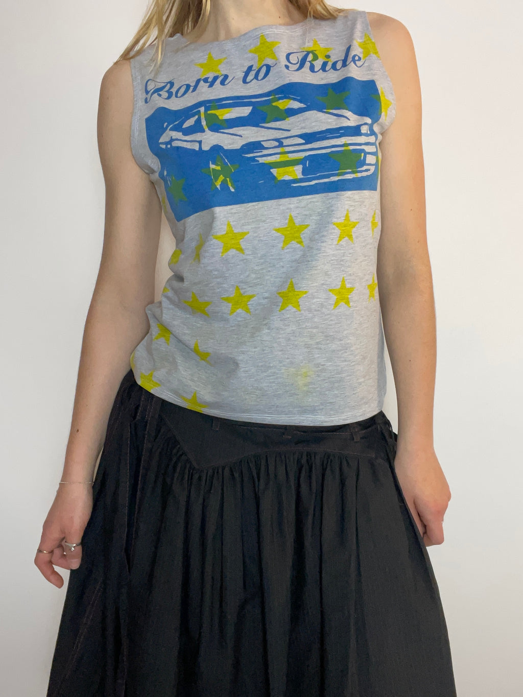 handmade airbrush printed car tank