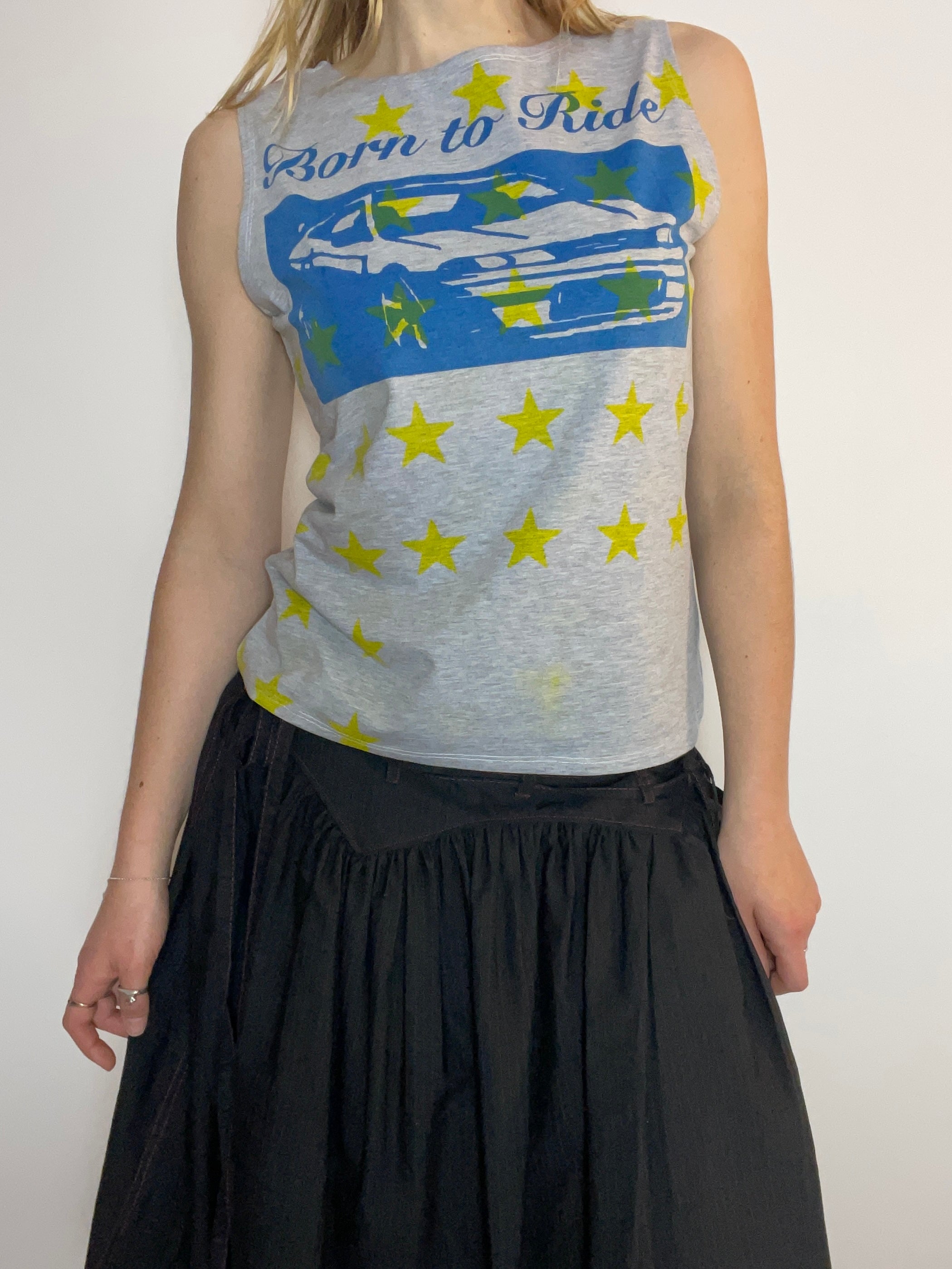 handmade airbrush printed car tank